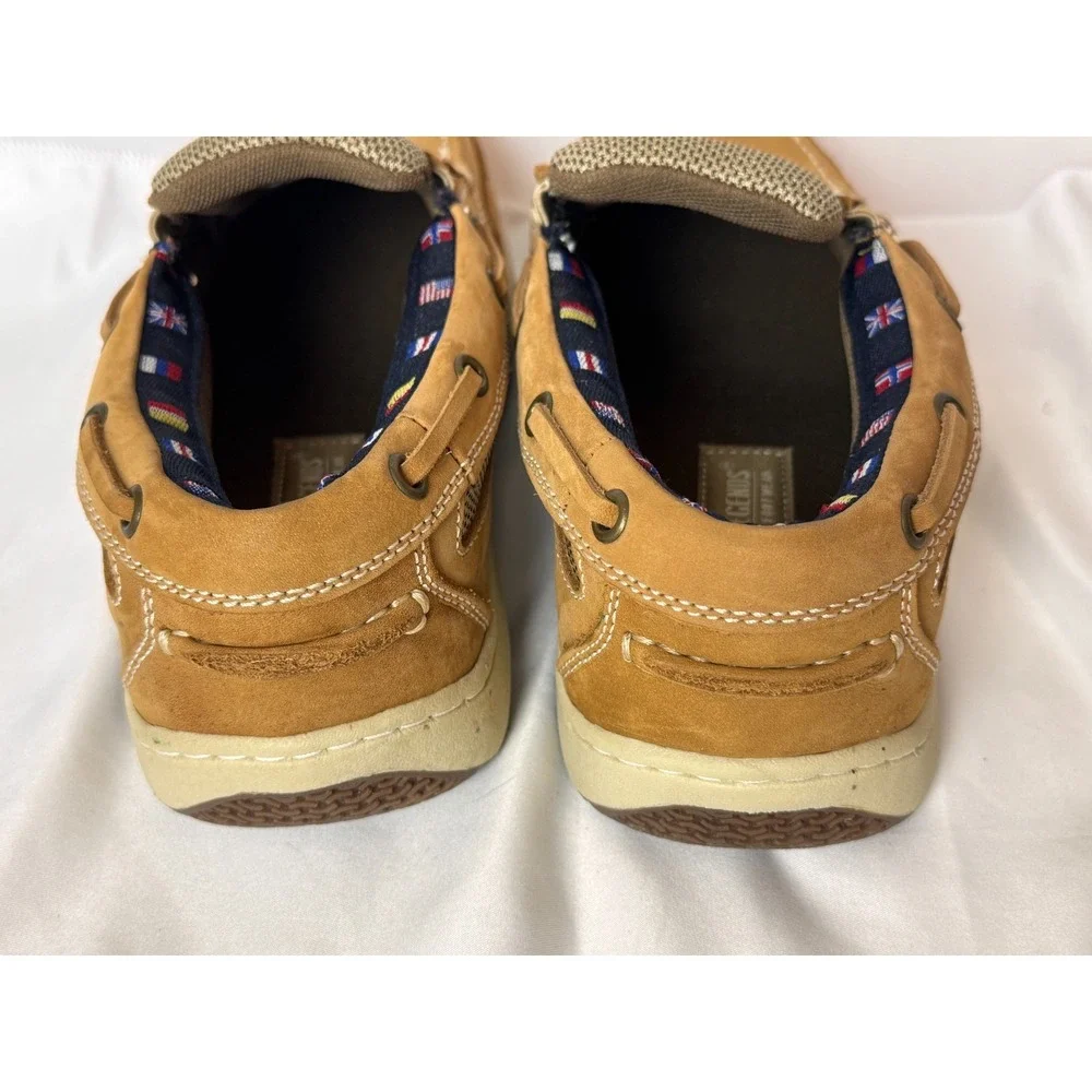 Reel Legends Mens Outrigger Casual Slip on Top-Sider Boat Shoes Tan‎ Loafer 7.5M